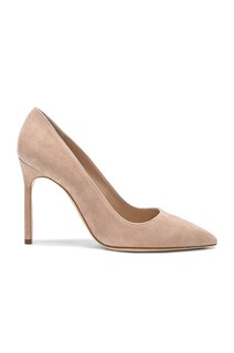 Туфли Manolo Blahnik BB 105 Suedes, цвет Nude Suede