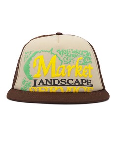 Кепка Market Landse Service Trucker Hat, цвет Beige &amp; Brown