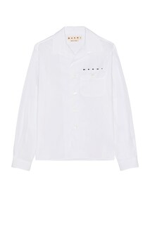 Рубашка Marni Shirt, цвет Lily White