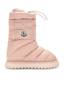 Ботинки Moncler Gaia Pocket Mid Snow, розовый