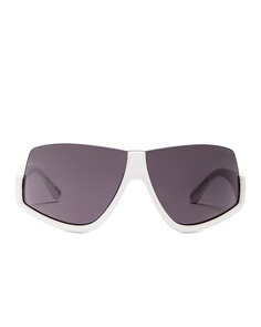 Солнцезащитные очки Moncler Shield, белый