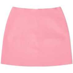 Юбка Jil Sander Compact Knit Mini, розовый