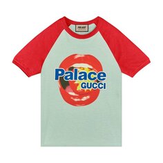 Футболка Gucci x Palace Printed Cotton Jersey T-Shirt White, белый