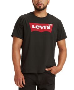 Мужская футболка с коротким рукавом и логотипом batwing Levi&apos;s, черный Levis