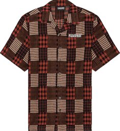 Рубашка Pleasures Hook Up Button Down Shirt &apos;Brown&apos;, коричневый