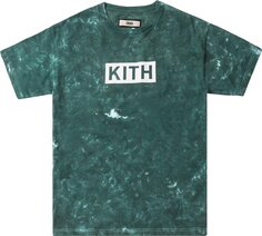Футболка Kith Solid Dye Tee &apos;Green&apos;, зеленый