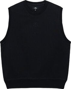 Жилет Stussy Ss-Link Fleece Vest &apos;Black&apos;, черный