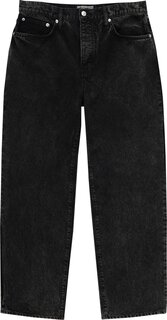 Джинсы Stussy Double Dye Big &apos;Ol Jeans &apos;Black&apos;, черный