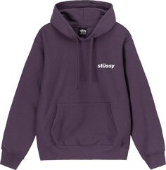 Худи Stussy Popsicle Hoodie &apos;Grape&apos;, фиолетовый