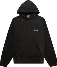 Худи Fear of God Essentials Polar Fleece Hoodie &apos;Strech Limo&apos;, черный