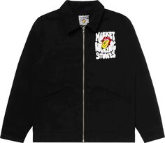 Куртка Market x Rolling Stones Smiley Garage Jacket &apos;Black&apos;, черный