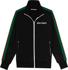 Куртка Palm Angels College Track Jacket &apos;Black/White&apos;, черный