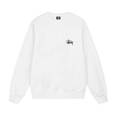 Толстовка Stussy Basic Crew &apos;White&apos;, белый