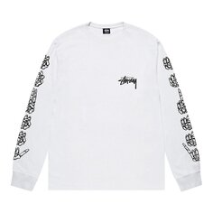 Лонгслив Stussy Hands Long-Sleeve Tee &apos;White&apos;, белый