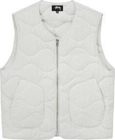 Жилет Stussy Recycled Nylon Liner Vest &apos;Bone&apos;, белый