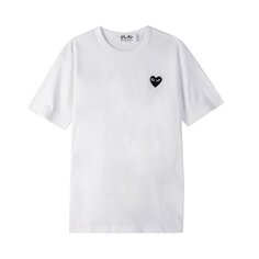 Футболка Comme des Garçons PLAY Heart Logo Short-Sleeve T-Shirt &apos;White&apos;, белый