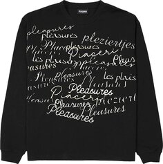 Рубашка Pleasures Shatter Long-Sleeve Shirt &apos;Black&apos;, черный