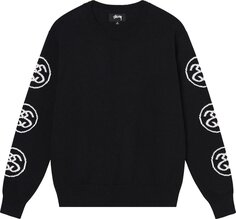 Свитер Stussy SS-Link Sweater &apos;Black&apos;, черный