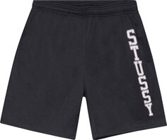 Шорты Stussy Collegiate Mesh Short &apos;Black&apos;, черный