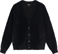 Кардиган Stussy Shaggy Cardigan &apos;Black&apos;, черный