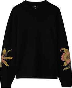 Свитер Stussy Orchid Sweater &apos;Black&apos;, черный