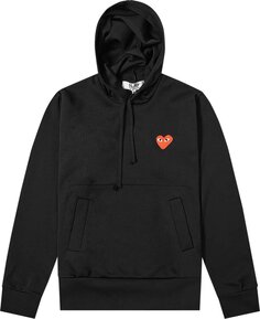 Толстовка Comme des Garçons PLAY Heart Logo Hooded Sweatshirt &apos;Black&apos;, черный