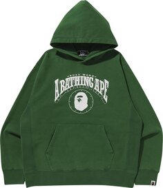 Худи BAPE Relaxed Fit Pullover Hoodie &apos;Green&apos;, зеленый