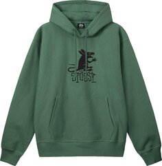 Худи Stussy Rat Hoodie &apos;Green&apos;, зеленый