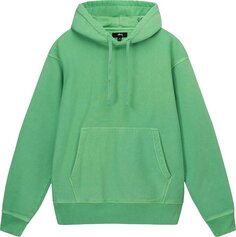 Худи Stussy Pigment Dyed Fleece Hoodie &apos;Green&apos;, зеленый