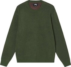 Свитер Stussy Paisley Sweater &apos;Green&apos;, зеленый