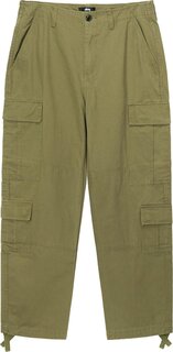 Брюки Stussy Ripstop Surplus Cargo &apos;Vintage Olive&apos;, зеленый