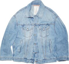 Куртка Acne Studios Cropped Denim Jacket &apos;Light Blue&apos;, синий