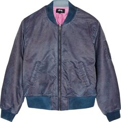 Бомбер Stussy Dyed Nylon Bomber &apos;Navy&apos;, синий