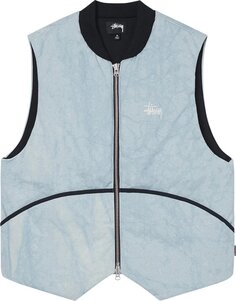 Жилет Stussy Washed Canvas Primaloft Vest &apos;Light Blue&apos;, синий