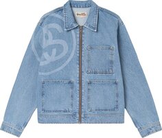 Куртка Stussy SS-Link Zip Work Jacket &apos;Stone Wash&apos;, синий