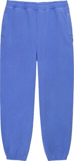 Брюки Stussy Pigment Dyed Fleece Pant &apos;Ultramarine&apos;, синий