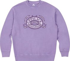 Толстовка Palace x C.P. Company Classic Over Dyed Crew Sweat &apos;Purple&apos;, фиолетовый