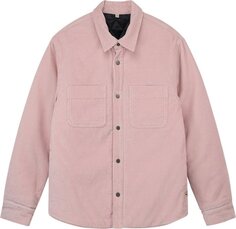 Рубашка Stussy Cord Quilted Overshirt &apos;Washed Pink&apos;, розовый