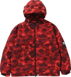 Куртка BAPE Color Camo Relaxed Fit Down Jacket &apos;Red&apos;, красный