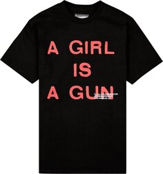 Футболка Pleasures Girl Is A Gun T-Shirt &apos;Black&apos;, черный