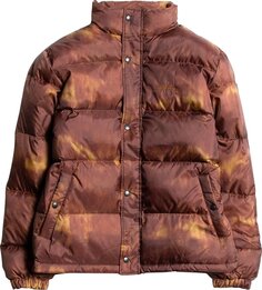 Пуховик Stussy Aurora Puffer Jacket &apos;Brown&apos;, коричневый