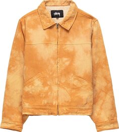 Куртка Stussy Shearling Dyed Trucker Jacket &apos;Brown&apos;, коричневый