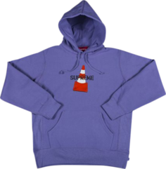Толстовка Supreme Cone Hooded Sweatshirt &apos;Violet&apos;, фиолетовый