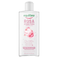 Equilibra Rosa освежающая розовая вода для лица, 200 мл