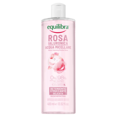 Equilibra Rosa розовая мицеллярная вода для лица, 400 мл