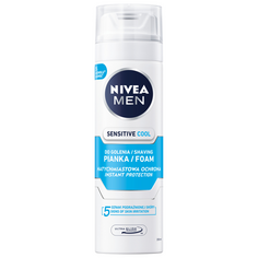 Nivea Men Sensitive охлаждающая пена для бритья, 200 мл