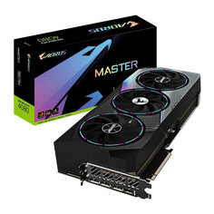 Видеокарта Gigabyte Aorus GeForce RTX 4080 Master, 16ГБ, GV-N4080AORUS M-16GD, серый