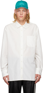 SSENSE Эксклюзивная белая рубашка на пуговицах Botter