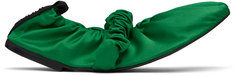 Зеленые балетки с резинкой на резинке GANNI