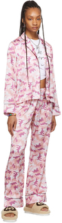 SSENSE Эксклюзивный пижамный комплект розового цвета с камуфляжным принтом I&apos;m Sorry by Petra Collins